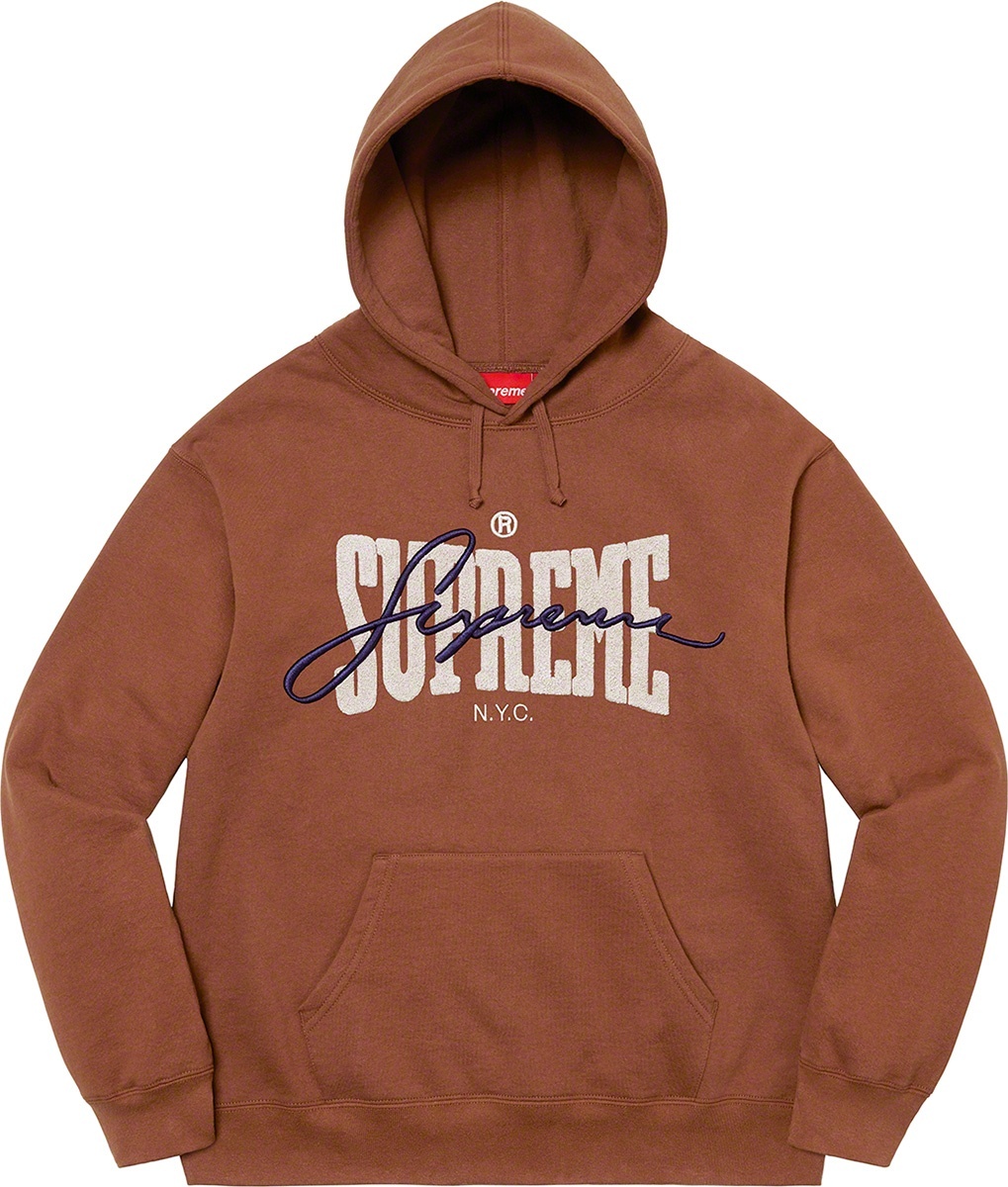 Embroidered Chenille Hooded Sweatshirt view 5